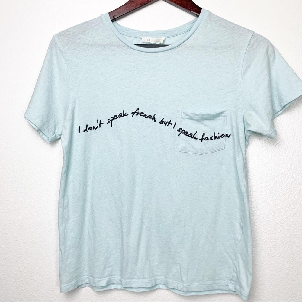 ZARA LIGHT BLUE T-SHIRT